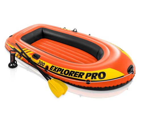 comfort Echt Heel boos Intex Explorer Pro 300 Set - Mét peddels en pomp opblaasboot -  Opblaasbootshop